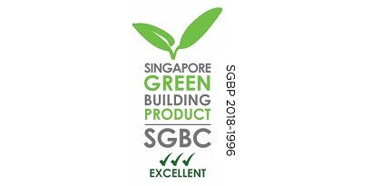 Green leaf in the shape of a heart represents the product’s sustainability

