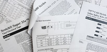 3M Resource Center instructions and data sheets.
