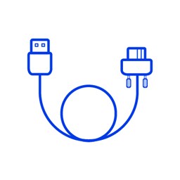USB 3.0 vision cable icon