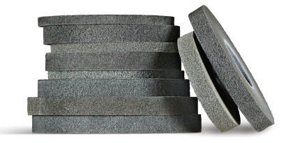 Stack of 10 Scotch-Brite polishing wheels
