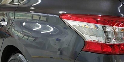 The back of a car
