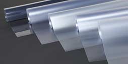 clear group of graphic film overlaminate rolls