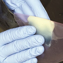 mixing 3m super fast repair material