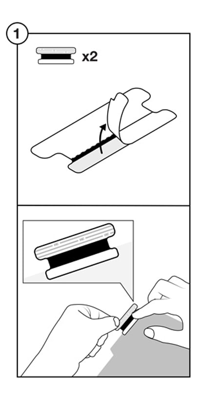 3M™ COMPLY™ Attachment System for Custom Fit installation step 1
