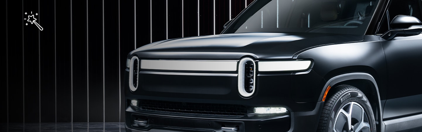 Black electric vehicle
