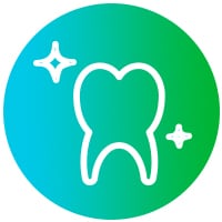 Maintenance after dental restoration icon