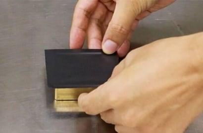 individual showing electromagnetic shielding