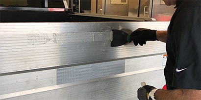 removing the adhesive from 3M reflective tape
