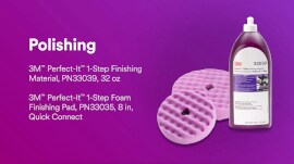 Polish using 3M™ Perfect-It™ 1-Step Finishing Material