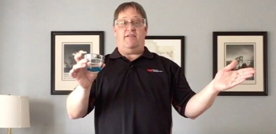 Science at Home: liquid fireworks experiment
