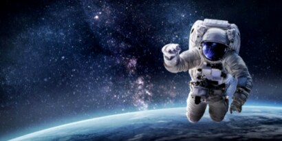 astronaut in space