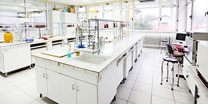 scientific lab in an education facility
