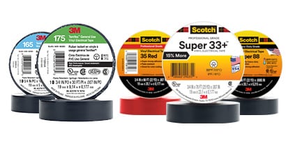 3M Vinyl Electrical Tape Families
