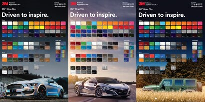 3M™ Wrap Film Series 1080 color poster
