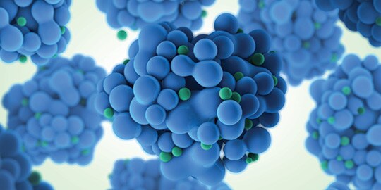 Molecular image depicting nano-technology.
