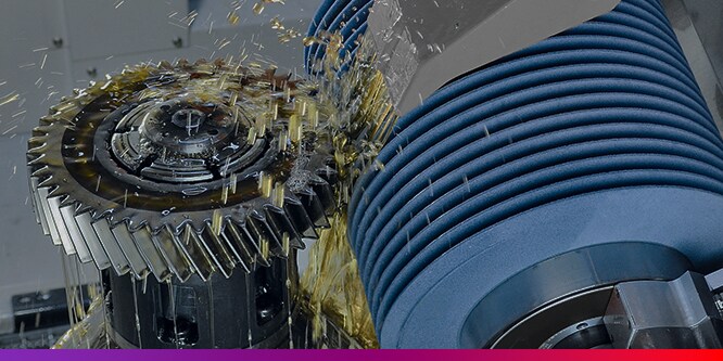 Image showing a Precision Grinding and Finishing system up close
