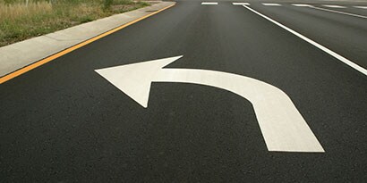 high-visibility 3M road markings help guide vehicles to reach their destinations safely
