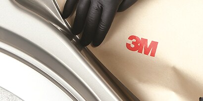 protecting a glass and metal area from sparks
