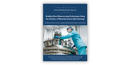 Cover of A Virtual Think Tank Executive Summary - Enabling Novel Bioprocessing Technologies Using the Interface of Materials Science Biotechnology
