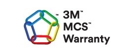 3M MCS Warranty logo with colourful interlocking shapes, highlighting comprehensive graphics warranty.