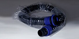 protective cover over breathing tube
