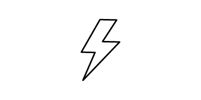 Lightning bolt icon
