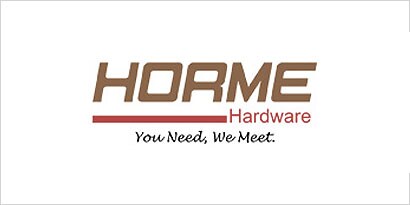A logo of a hardware company
