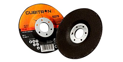 A close-up of a disc
