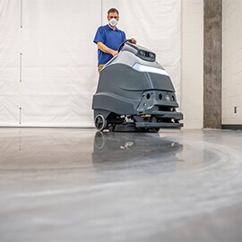 concrete floor polishing