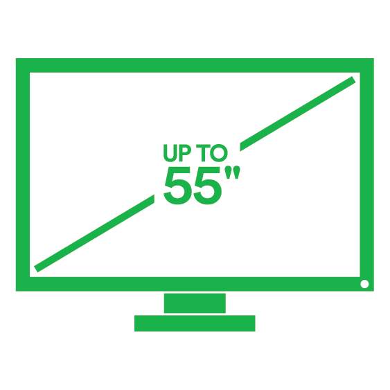 protect sensitive information from visual hackers on screens up to a 55