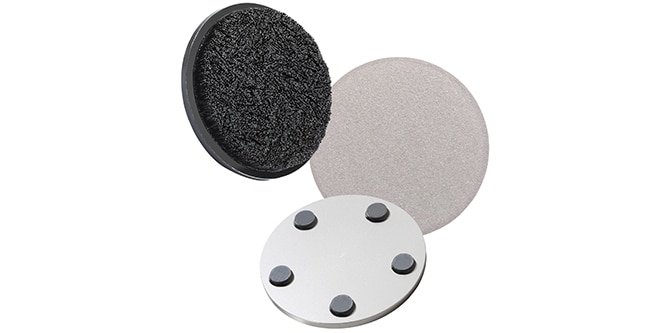 The three types of conditioners for CMP pad conditoners by 3M
