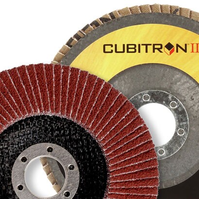 close up image of a flap disc
