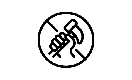 Minimal building disruption
